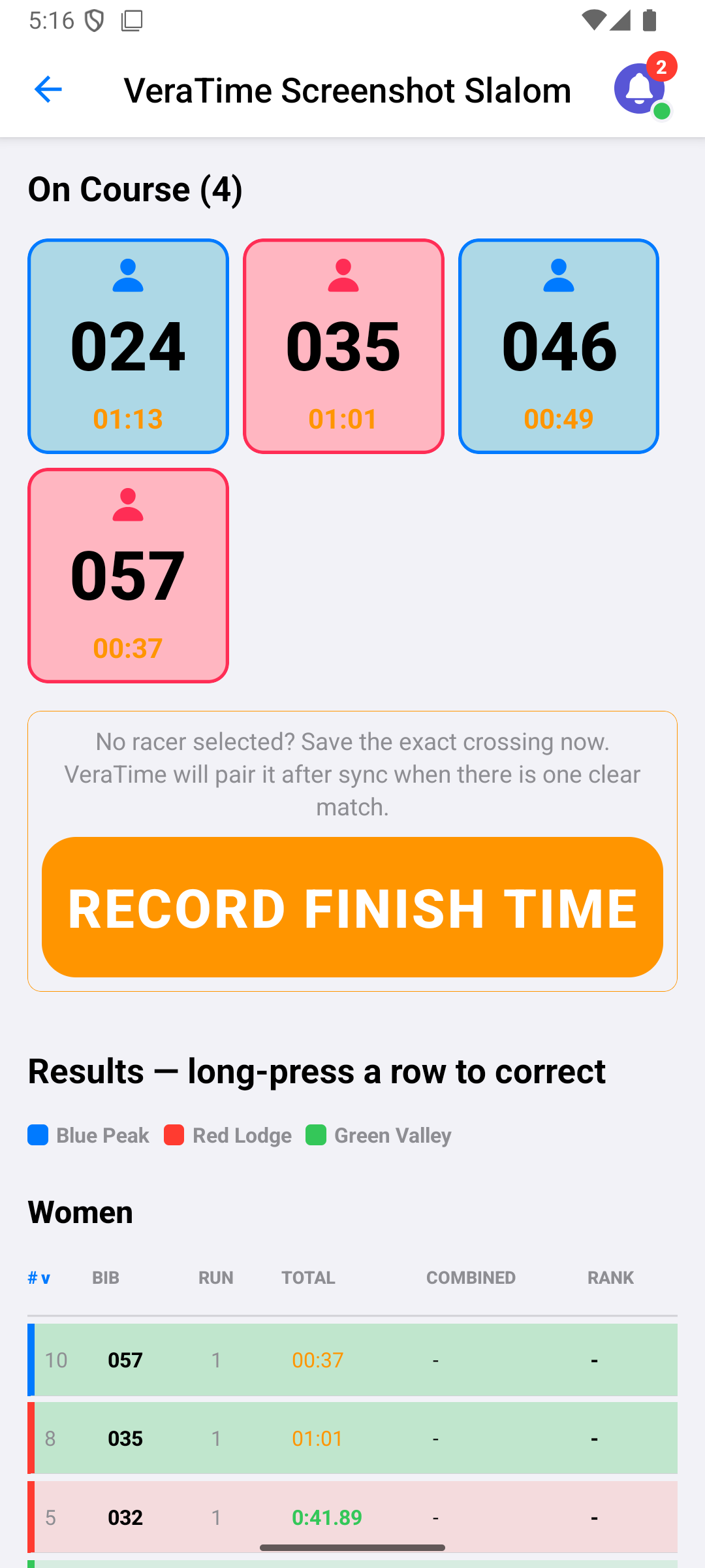 Android Finish Timer screen